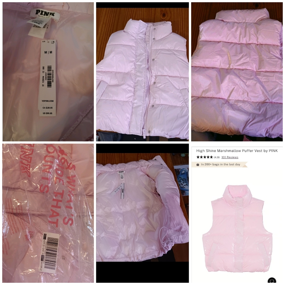 Victoria's Secret PINK puffer vest